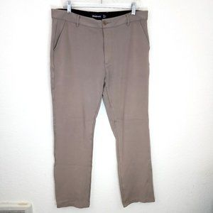 Betabrand Khaki Dress Pant Yoga Pants 34 x 32